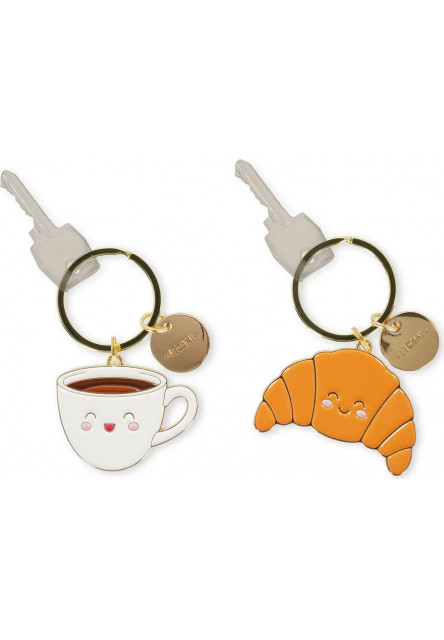 Prívesok na kľúče Legami What A Key Ring Enamel Key Ring - Breakfast