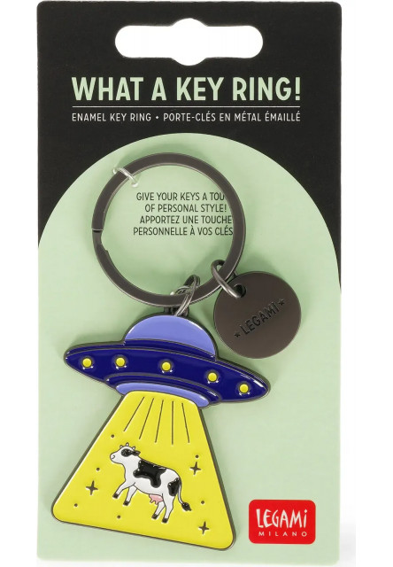 Prívesok na kľúče Legami What A Key Ring Enamel Key Ring - Space