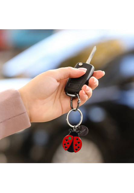 Prívesok na kľúče Legami What A Key Ring Enamel Key Ring - Ladybug