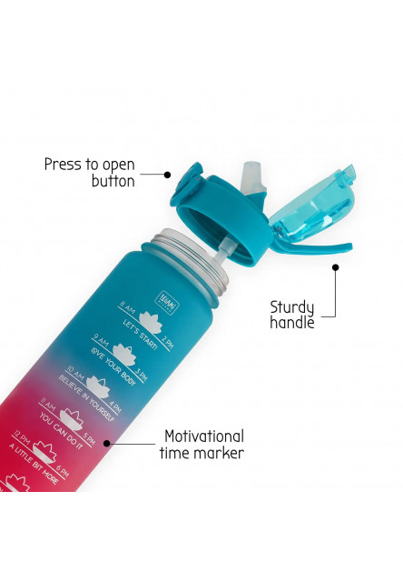 Fľaša na pitie Legami Goal Bottle 1 l - Energy Boost