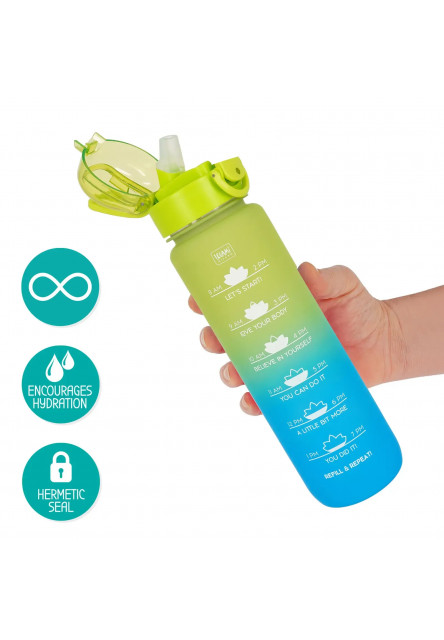 Fľaša na pitie Legami Goal Bottle 1 l - Sunrise Vibes