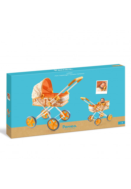 Pomea Kočík pre bábiky 57 cm