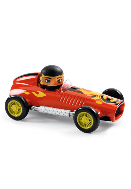 Kovové autíčko Crazy Motors Red Super Speed