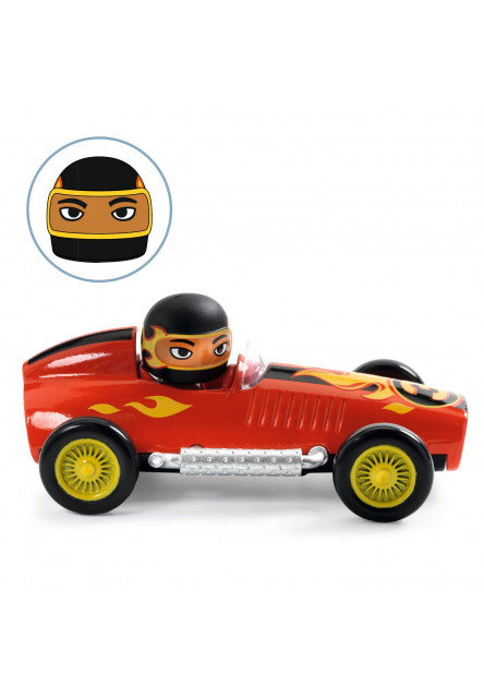 Kovové autíčko Crazy Motors Red Super Speed