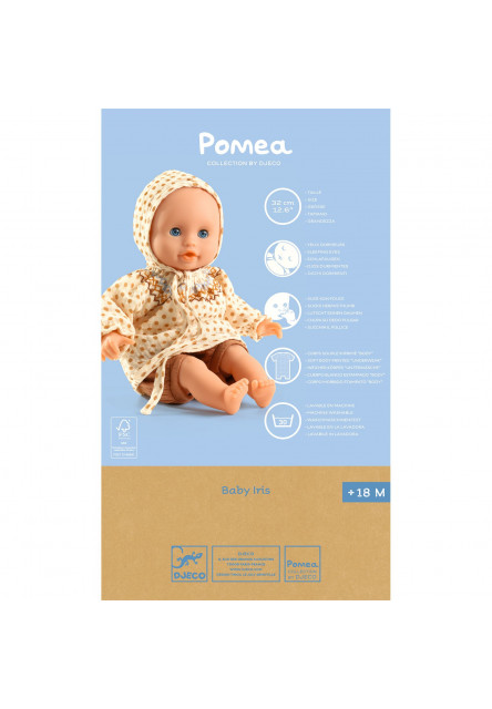 Bábika Pomea Baby Iris 32 cm