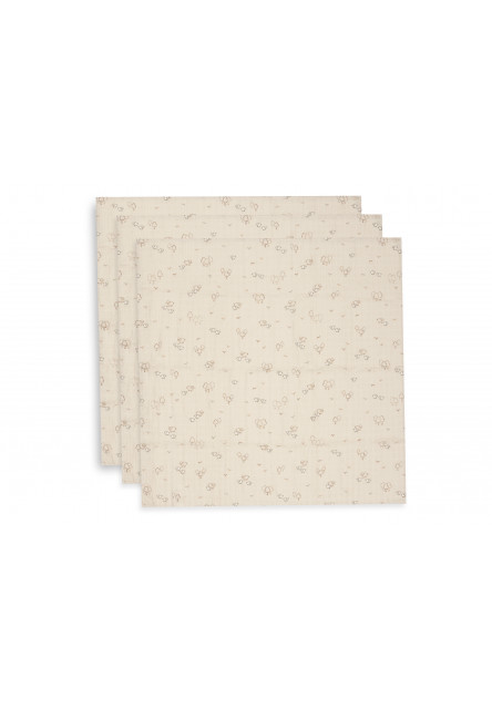 Plienky 3 ks 70x70 cm Woolly