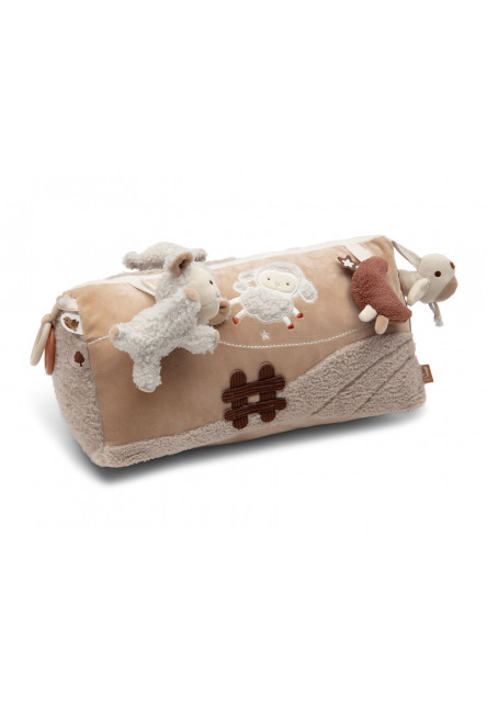 Vankúšik trojhranný s aktivitami Woolly