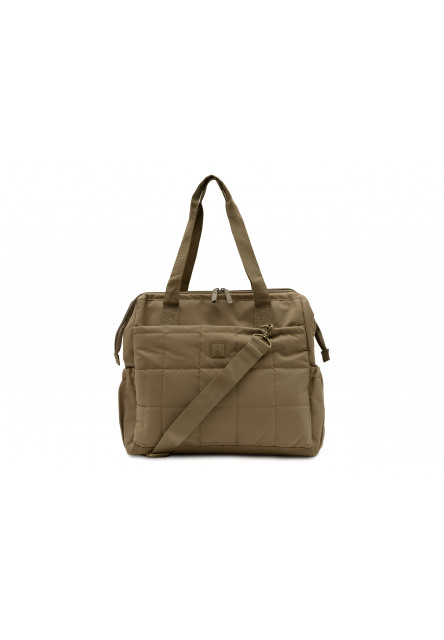 Prebaľovacia taška Quilted Quinn Bronze
