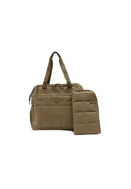 Prebaľovacia taška Quilted Quinn Bronze