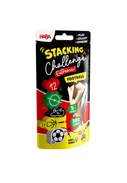Dynamická zábavná hra Stacking Challenge Extrém 5 figúrok 300 zadaní