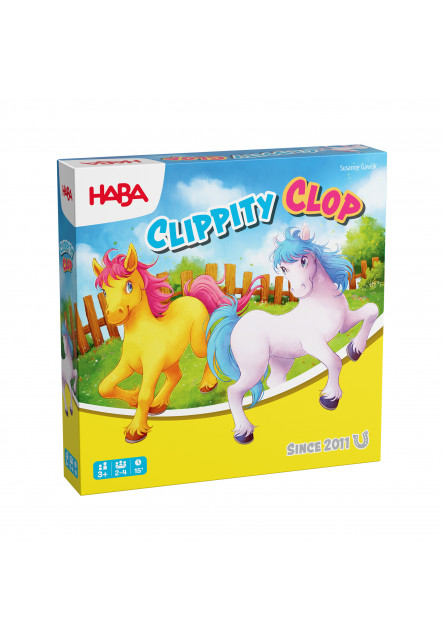Spoločenská hra pre deti Clippity Clop Hop-Hop koník od 3 rokov