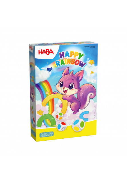 Spoločenská hra pre deti Happy Rainbow od 3 rokov