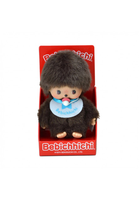 Monchhichi Bebiči chlapec s podbradníkom 15 cm