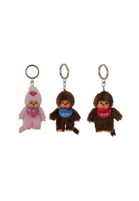 Monchhichi Mončiči kľúčenka 3 farebné varianty 10cm