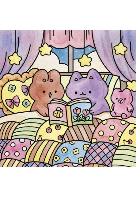 Cosy Painting Maľovanie akvarelom Pohoda s priateľmi