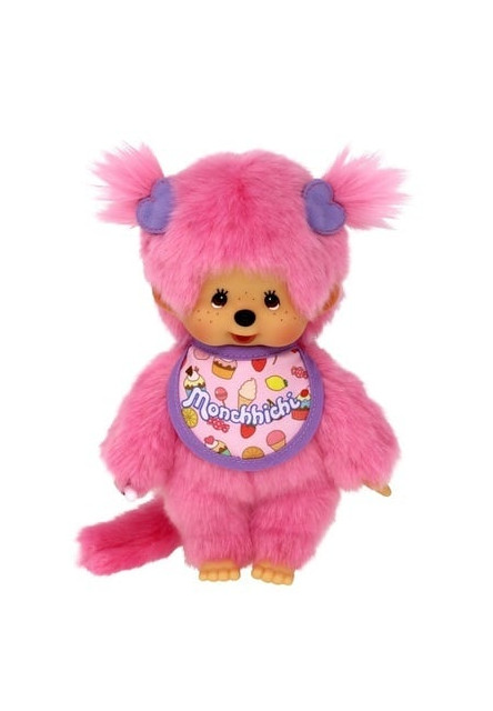 Monchhichi Mončiči dievča ružové Pop N' Candy 20 cm
