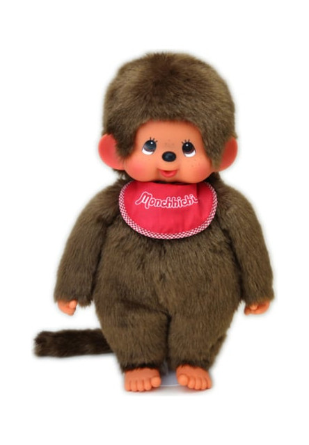 Monchhichi Mončiči chlapec s podbradníkom 45cm