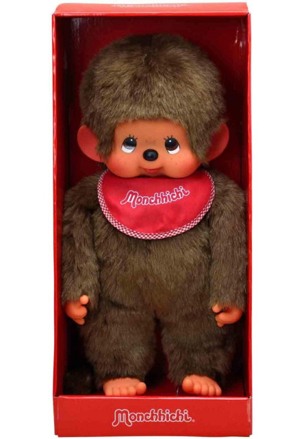 Monchhichi Mončiči chlapec s podbradníkom 45cm