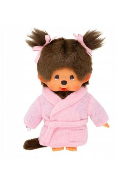 Monchhichi Mončiči dievča v župane 20cm