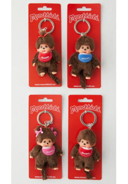 Monchhichi Mončiči kľúčenka 10cm (4 druhy)