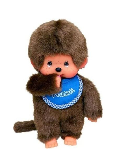 Mončiči chlapec s modrým podbradníkom 20cm