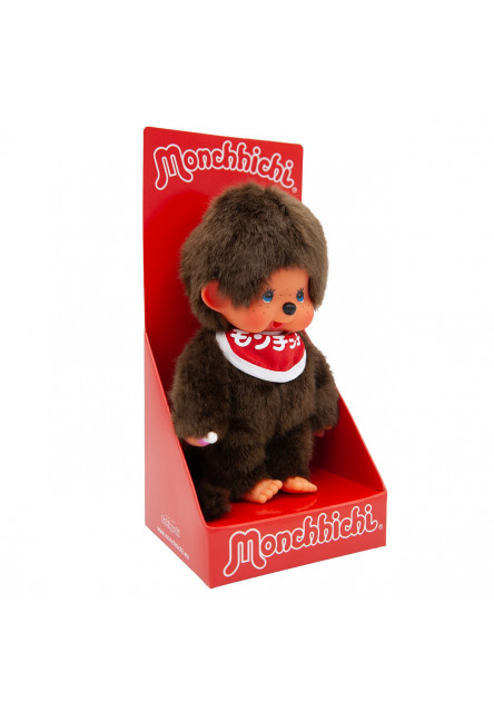 Monchhichi Mončiči chlapec Japonec s modrými očami 20cm
