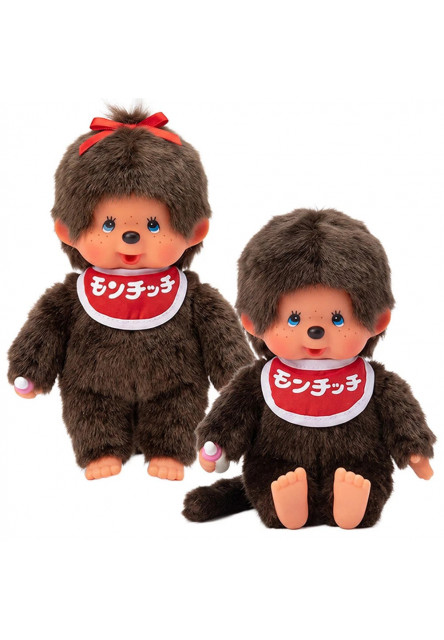 Monchhichi Mončiči dievča Japonka s modrými očami 20cm