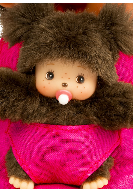 Monchhichi Mončiči mama s bábätkom ružová 20cm