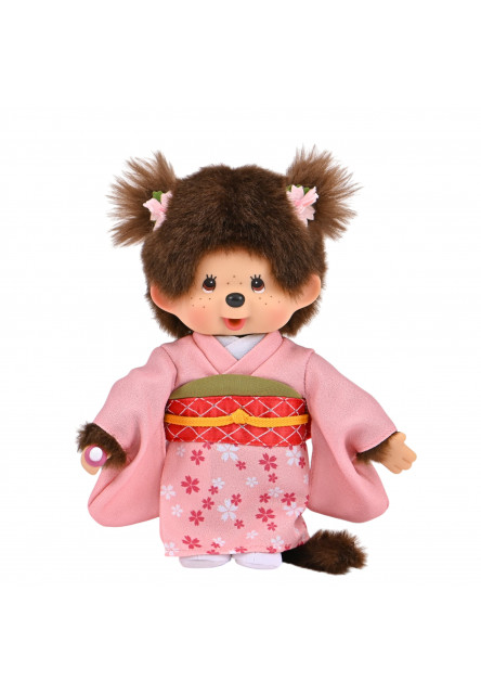 Monchhichi Mončiči dievča Sakura v kimone 20 cm