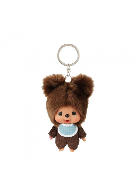 Monchhichi Mončiči friends Kuma Big Head kľúčenka 10cm
