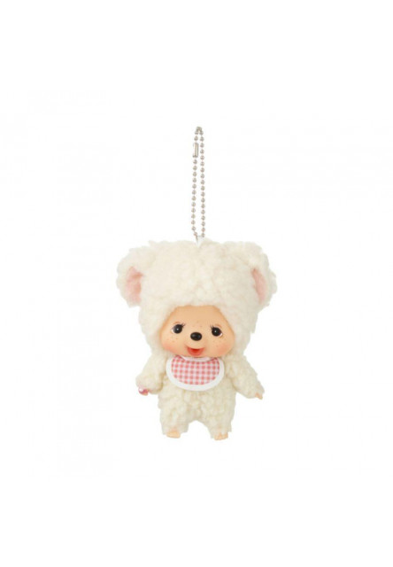 Monchhichi Mončiči friends Chamu Big Head kľúčenka 10cm