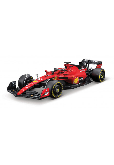 Bburago - FORMULA RACING, Ferrari SF-23 (2023) v dekoratívnej krabičke, 16# Charles Leclerc, 1:24