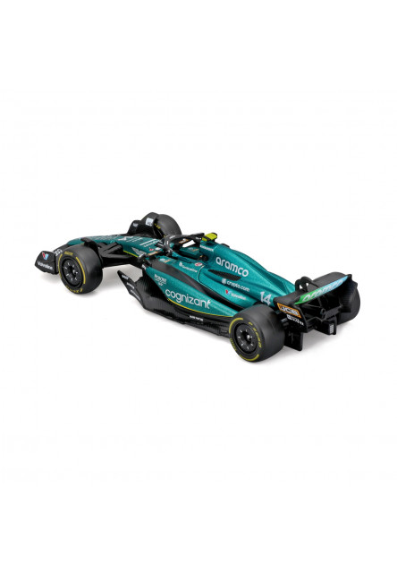 Bburago - RACE Formula F1, Team Aston Martin AMR23 (2023), #14 Fernando Alonso, 1:43