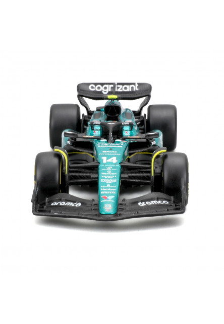 Bburago - RACE Formula F1, Team Aston Martin AMR23 (2023), #14 Fernando Alonso, 1:43