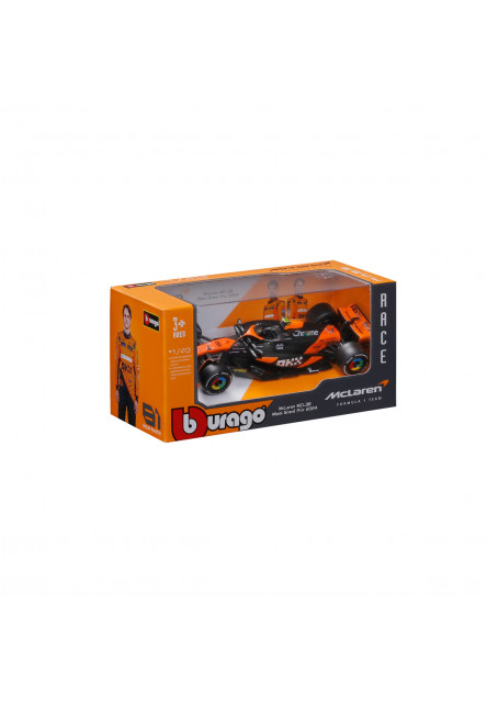 Bburago - RACE Formula F1, McLaren F1 Team MCL38 (2024), 4 Lando Norris, 1:43