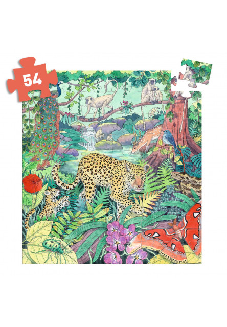 Puzzle Indická džungľa 54 dielikov