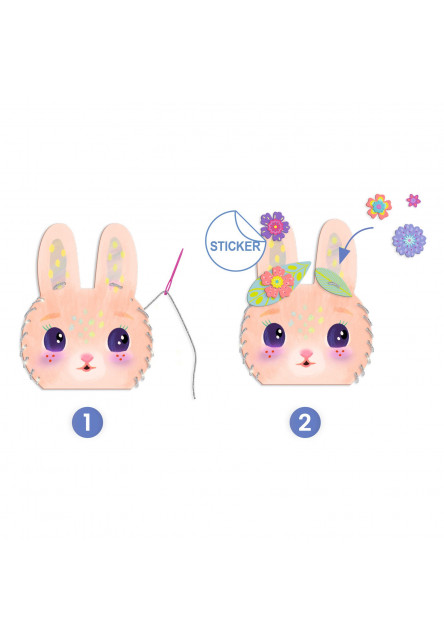 Kreatívna sada Šitie kabelky Miss Bunny