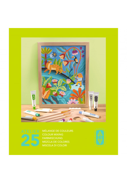 Maliarska sada Atelier 25 Miešanie farieb