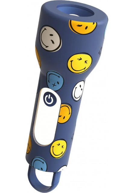 Detské svietidlo MOB Glowy Smiley Flashlight - modrá