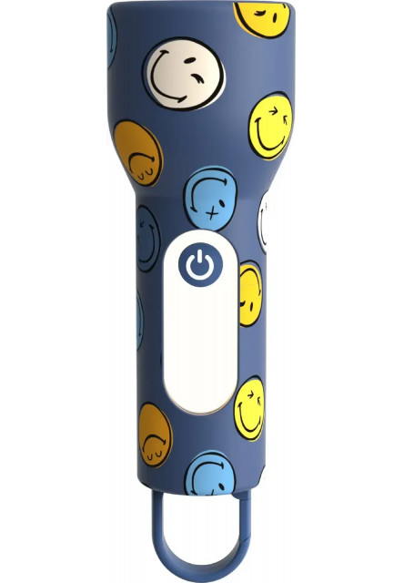Detské svietidlo MOB Glowy Smiley Flashlight - modrá