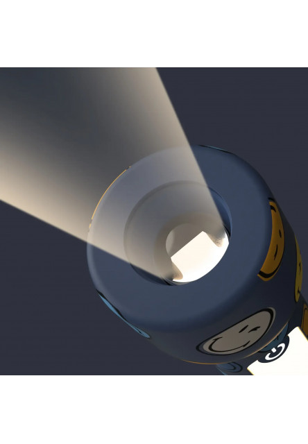 Detské svietidlo MOB Glowy Smiley Flashlight - modrá