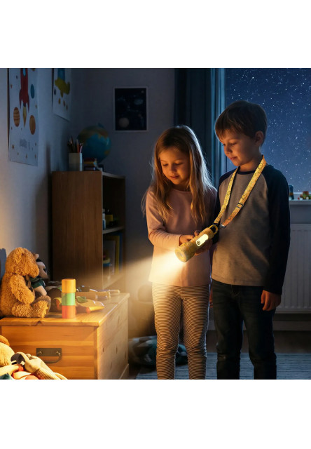 Detské svietidlo MOB Glowy Smiley Flashlight - žltá