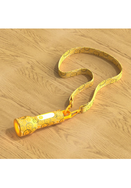 Detské svietidlo MOB Glowy Smiley Flashlight - žltá