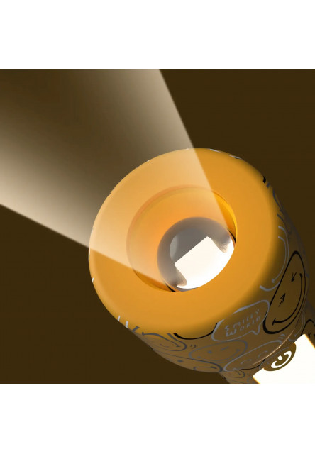 Detské svietidlo MOB Glowy Smiley Flashlight - žltá