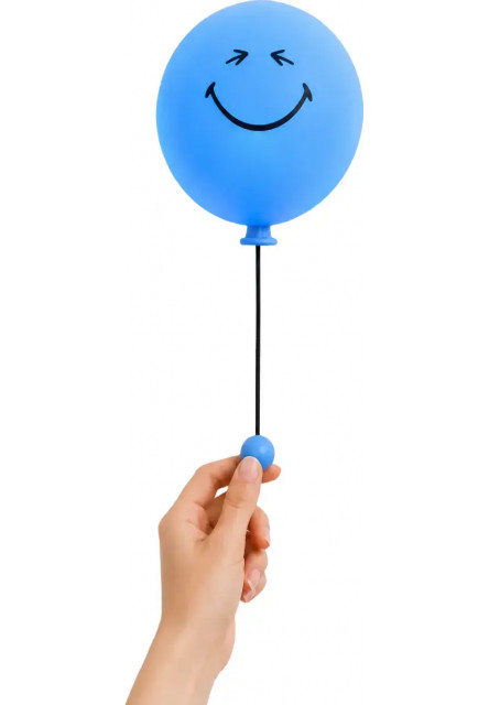 Detské nočné svetlo MOB Bubbly Light Smiley World - modrá