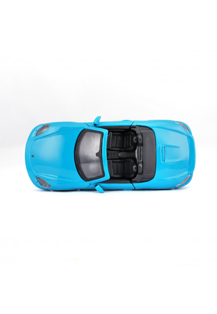 Bburago - Autá HOBBY, Plus, Porsche 718 Boxster, modrá, 1:24