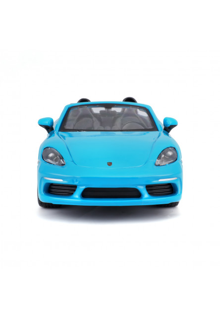 Bburago - Autá HOBBY, Plus, Porsche 718 Boxster, modrá, 1:24