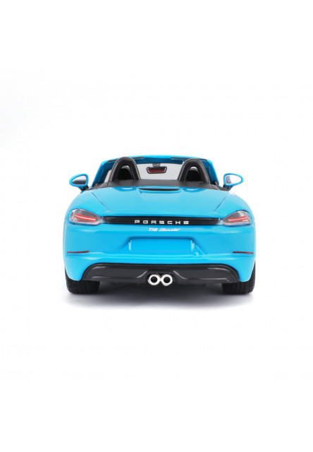 Bburago - Autá HOBBY, Plus, Porsche 718 Boxster, modrá, 1:24
