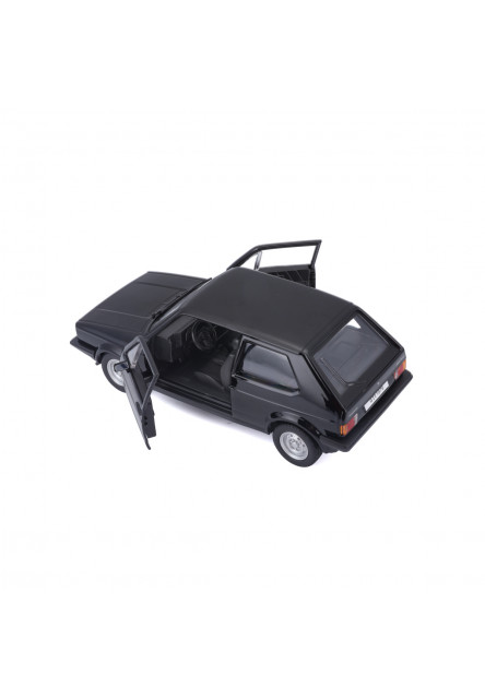 Bburago - Autá HOBBY, Volkswagen Golf Mk1 GTI (1979), čierna, 1:24