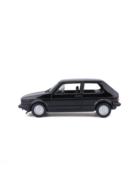 Bburago - Autá HOBBY, Volkswagen Golf Mk1 GTI (1979), čierna, 1:24